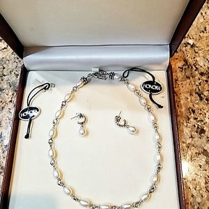 Beautiful Honora Necklace & Matching Earring Set
